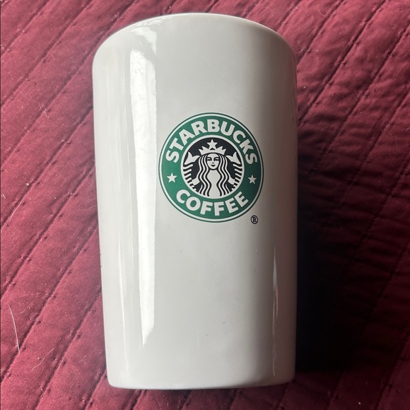 Starbucks Other - Starbucks Barista White Mug with Green Logo- flower Vase!